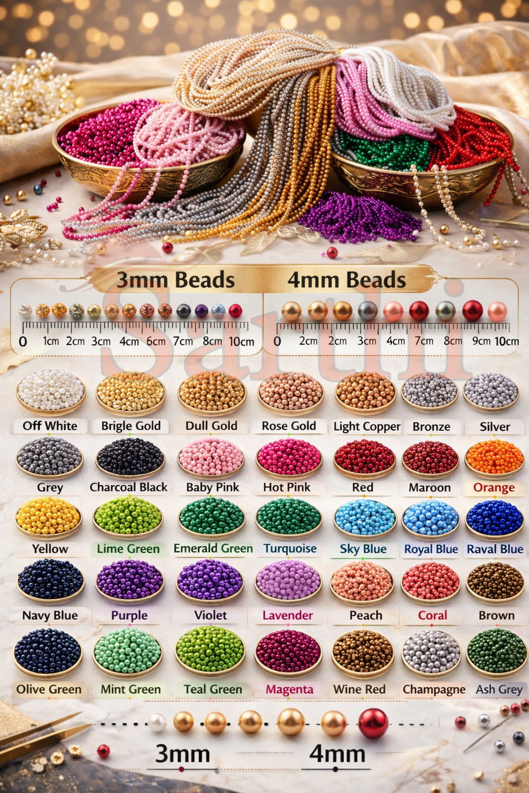 Pearl / Plastic Color Beads